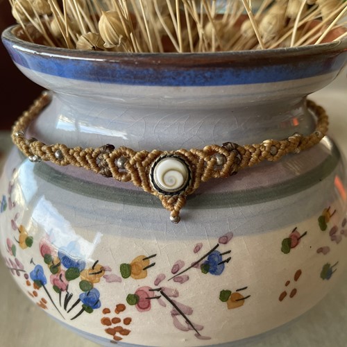 Μακραμέ Τσόκερ με Μάτι της θάλασσας