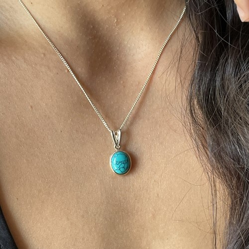 Broken wave necklace