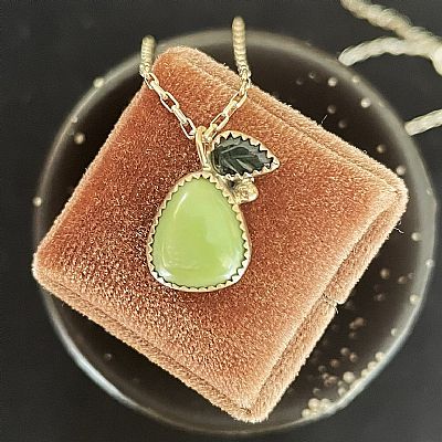 Pear necklace
